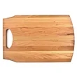 10.5"x17.5" Cherry Cutting Board w/ Handle & Juice Groove | https://www.bestnamebadges.com