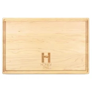 11" x 17" Maple Cutting Board with Juice Groove