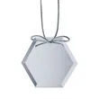 Mirror Ornament - Hexagon | https://www.bestnamebadges.com