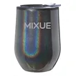 12 oz Travel Tumbler Iridescent Compact w/ Clear Lid EVA Pad | https://www.bestnamebadges.com