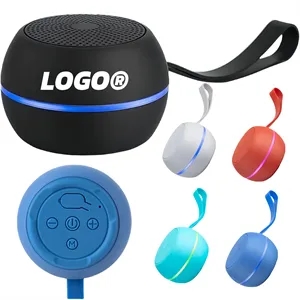 Portable Waterproof Bluetooth Speaker With Strap Outdoor Use