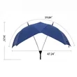Creative Dual Person Automatic Umbrella Couples Outdoor Use | https://www.bestnamebadges.com