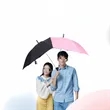 Creative Dual Person Automatic Umbrella Couples Outdoor Use | https://www.bestnamebadges.com