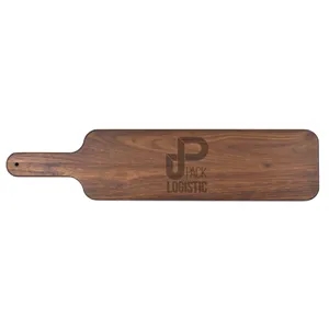 4 1/2" x 20" Walnut Paddle Cutting Board