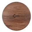 15" Walnut Round Cutting Board | https://www.bestnamebadges.com