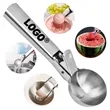 Stainless Steel Ice Cream Scoop With Spring Release | https://www.bestnamebadges.com