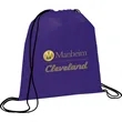 Evergreen Non-Woven Drawstring Bag | https://www.bestnamebadges.com