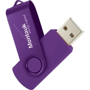 Rotate 2Tone Flash Drive 2GB | https://www.bestnamebadges.com