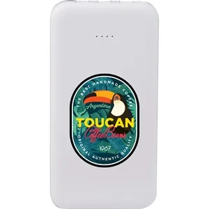 UL Listed 5,000 mAh Power Bank with Multi-Cables | https://www.bestnamebadges.com