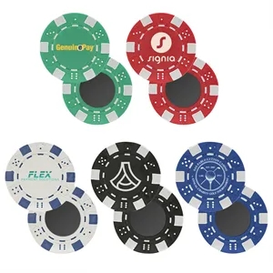 11.5 g Professional Clay Poker Chips w/Magnet | https://www.bestnamebadges.com
