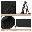 Mesh Beach Tote Bags with Zipper Pocket | https://www.bestnamebadges.com