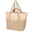 Mesh Beach Tote Bags with Zipper Pocket | https://www.bestnamebadges.com