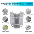 Running Hydration Vest Backpack Water Bladder Daypack | https://www.bestnamebadges.com
