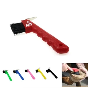Hoof Pick and Brush for Horse Grooming and Cleaning