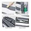 Beach Waterproof Tote Bag with Zipper Design | https://www.bestnamebadges.com