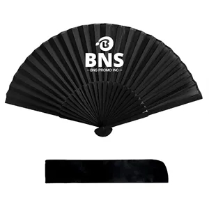 Traditional Bamboo Silk Folding Fan for Dance Stage or Gifts