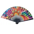 Traditional Bamboo Silk Folding Fan for Dance Stage or Gifts | https://www.bestnamebadges.com