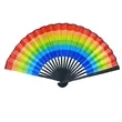 Traditional Bamboo Silk Folding Fan for Dance Stage or Gifts | https://www.bestnamebadges.com