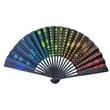 Traditional Bamboo Silk Folding Fan for Dance Stage or Gifts | https://www.bestnamebadges.com