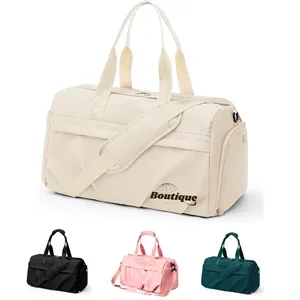 Weekender Duffel Bag with Shoe Compartment Travel Carry On