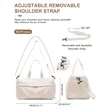 Weekender Duffel Bag with Shoe Compartment Travel Carry On | https://www.bestnamebadges.com