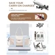Weekender Duffel Bag with Shoe Compartment Travel Carry On | https://www.bestnamebadges.com