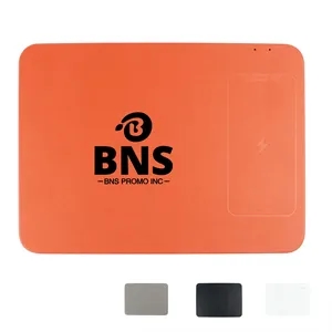 Wireless Charging Anti Slip Mouse Pad for Phone and Desk Use