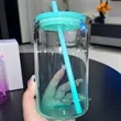 Durable Sublimation Glass Cups | https://www.bestnamebadges.com
