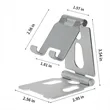 Adjustable Rotating Metal Cell Phone Stand | https://www.bestnamebadges.com