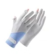 Touchscreen Full Finger Ice silk Gloves | https://www.bestnamebadges.com