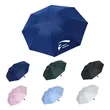 Custom Made Dual Purpose Umbrella Sun Protection | https://www.bestnamebadges.com