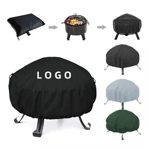 Resistant Round Fire Bowl Cover