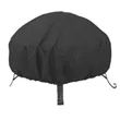 Resistant Round Fire Bowl Cover | https://www.bestnamebadges.com