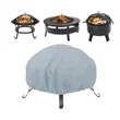 Resistant Round Fire Bowl Cover | https://www.bestnamebadges.com