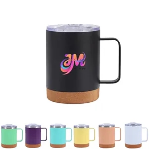 12oz Cork Bottom Stainless Steel Insulated Coffee Mug