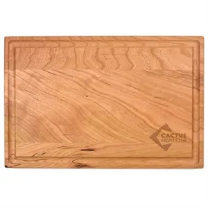 8" x 12" Cherry Rectangular Cutting Board with Juice Groove