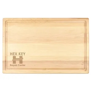 11" x 17" Maple Cutting Board with Juice Groove