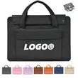 15.6" PU Leather Laptop Bag Handle Organizer Business Use | https://www.bestnamebadges.com