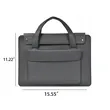 15.6" PU Leather Laptop Bag Handle Organizer Business Use | https://www.bestnamebadges.com