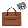 15.6" PU Leather Laptop Bag Handle Organizer Business Use | https://www.bestnamebadges.com