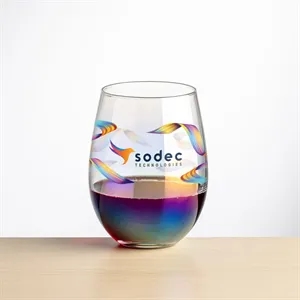 Miami Stemless Wine - VividPrint™ | https://www.bestnamebadges.com