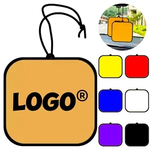 Custom Hanging Air Freshener Logo Shape Personalized