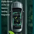 Custom Hanging Air Freshener Logo Shape Personalized | https://www.bestnamebadges.com