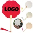 Eco Friendly Bamboo  Paper Fan | https://www.bestnamebadges.com