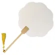 Eco Friendly Bamboo  Paper Fan | https://www.bestnamebadges.com