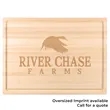 1 3/4" Maple Butcher Block with Juice Groove | https://www.bestnamebadges.com