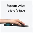 Ergonomic Mouse Pad With Wrist Support Anti Fatigue Design | https://www.bestnamebadges.com