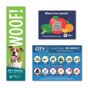 22 Sq Square Corners Flat Flexible Magnet | https://www.bestnamebadges.com