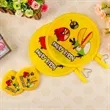Custom Logo Foldable Flying Disc Fan | https://www.bestnamebadges.com