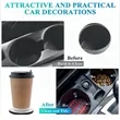 Custom Printed Neoprene White Car Cup Coaster | https://www.bestnamebadges.com